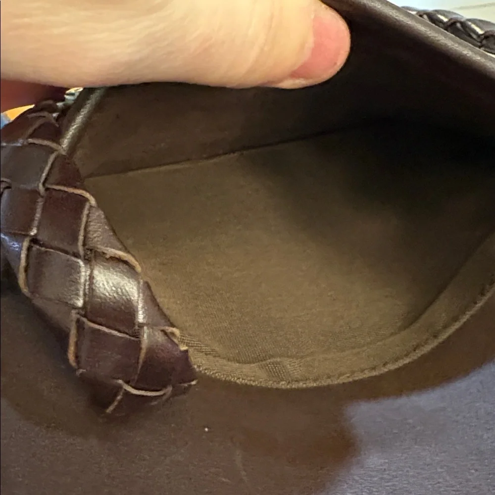 Brighton‎ Croc-Embossed Leather Crossbody Bag 7.5